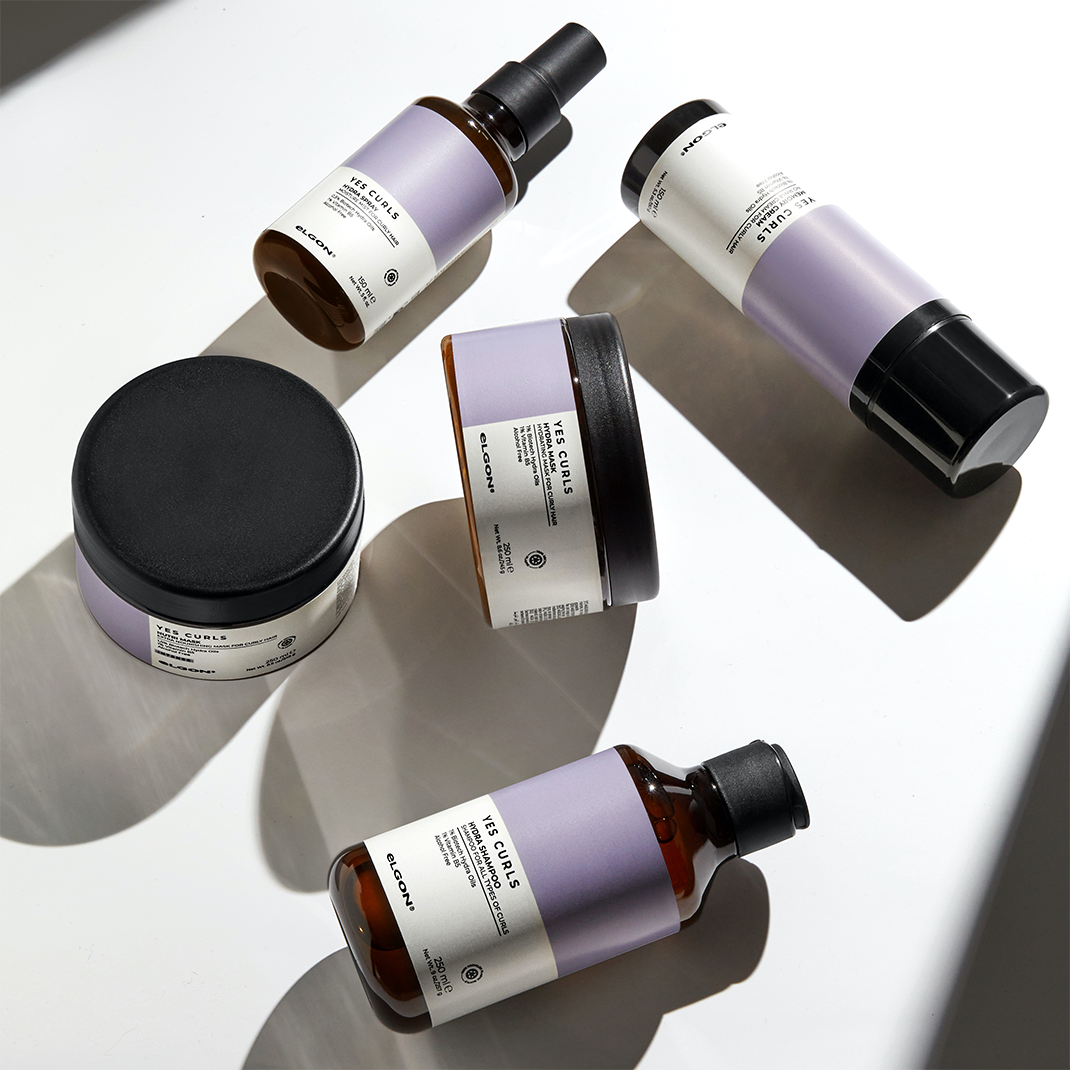 Elgon Yes Curls linija garbanotiems plaukams